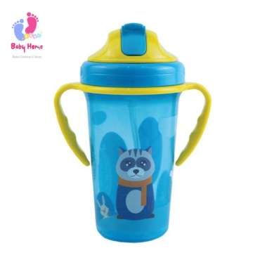 Training CupBotol Minum Sedotan Bayi Anak JP019 JP020 Biru