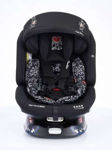 COCOLATTE CARSEAT 360 PHASES BLACK KEITH HARING