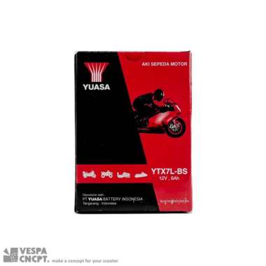 Aki Yuasa Ytx7l - Bs 12v, 6Ah Vespa Sprint Primavera Lx S Gts