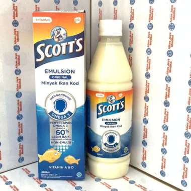 Scott's Emulsion Rasa Original 400 ml - Omega 3, Vitamin A & D
