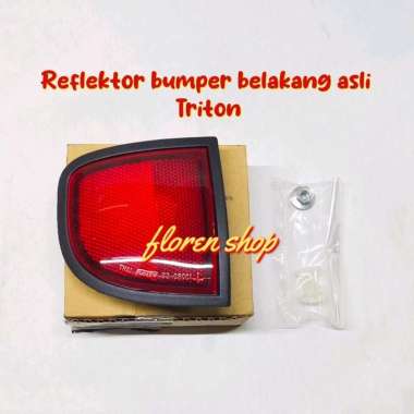 Reflektor bumper belakang asli Triton Kiri