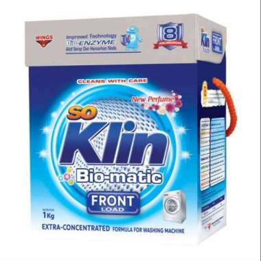 Promo Harga So Klin Biomatic Powder Detergent Front Load 1000 gr - Blibli