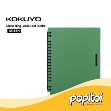 Kokuyo Smart Ring Loose Leaf Binder B5 Notebook Buku Tulis 360 Lipat GREEN