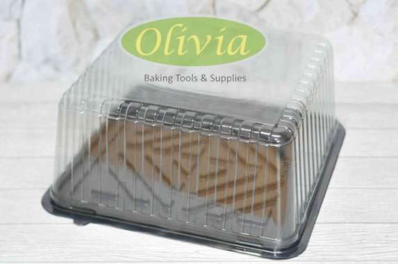 Box Mika Tart Kotak CT 300 / Tempat Kue Bolu Ukuran 30 cm
