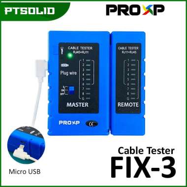 Proxp cable tester FIX-3 / Cable tester micro USB / Cable tester RJ45&RJ11