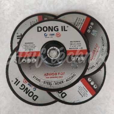Grinding disc DONG-IL 7inch / Batu gerinda poles DONG IL 180×6mm 7"