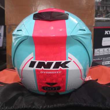 Helm INK Dynamic #4 Aqua Blue/Fuxia Fluo Original XL