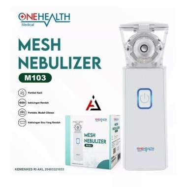 Mesh Nebulizer Alat Bantu Uap Terapi Pernafasan Asam Oksigen Inhaler