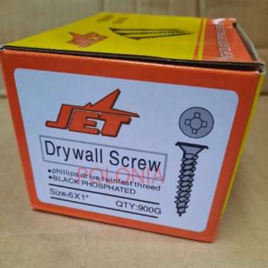 COD Sekrup Gypsum Gipsum Drywall Screw Baut 6x1 skrup GROSIR ECER READY MEDAN