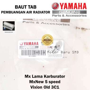 Baut Tab Pembuangan Air Radiator Mx Vixion Old MxNew Mx New Asli Original Yamaha Surabaya 9015306803