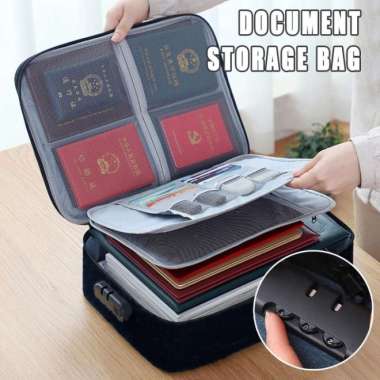 tas berkas dokumen besar / tas penyimpanan dokumen Multicolor