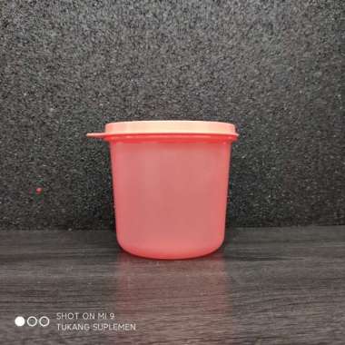 Tupperware Original Compact High Bowl 650ml 650 ml Toples Merah Muda