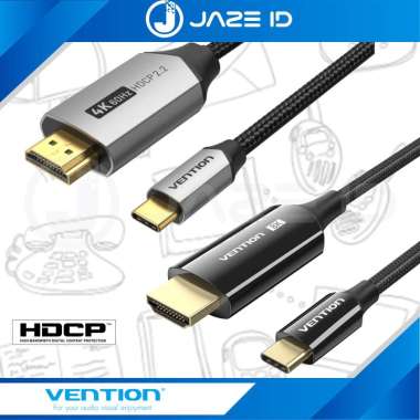 Vention Kabel USB Type C to HDMI Thunderbolt 4K 8K Mac Android Windows 1.8M CGO 4K LICENSE