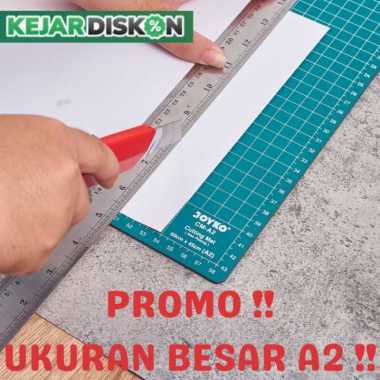 joyko cutting mat a2 2 sisi besar / alas potong cutter joyko cm-a2 Multicolor