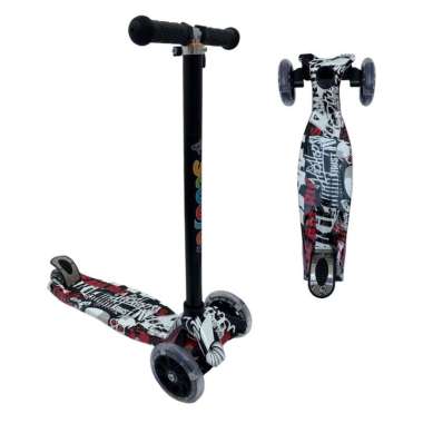 21SCOOTER KICKBOARD SKUTER ANAK OTOPED RODA 3 RODA PU NYALA 2