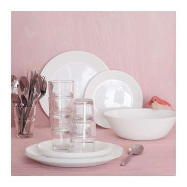 Gelas isi 6 bening aesthetic Gelas isi 6
