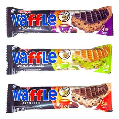 Kriuknya Bikin Nagih!!! TANGO WAFFLE Wafer Bentuk Waffle Tango Wafle AREN LATTE