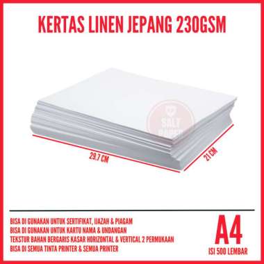 kertas linen a4 isi 500 lembar / kertas linen jepang a4 Multicolor