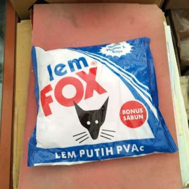 lem fox putih kecil lem kertas isi ulang 600 gram Multicolor