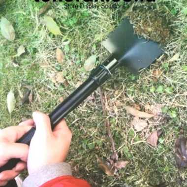 Sekop Lipat Mini Cangkul Pacul Gergaji untuk Camping