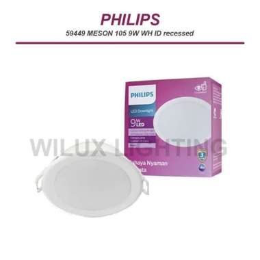 DOWNLIGHT LED PHILIPS 59449 MESON 3,5" 9W - LAMPU PLAFON putih