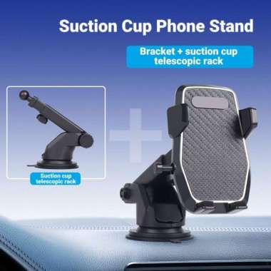 Car Phone Holder HP Dashboard Kaca Mobil Dudukan HP 360° Adjustable TERBAIK Multicolor