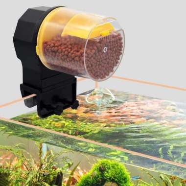 FEEDER IKAN OTOMATIS PEMBERI MAKAN IKAN OTOMATIS /AUTOMATIC FISH FEEDER DISPENSER PELET Tempat makan