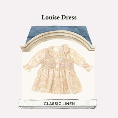 Harlowday New Louise Dress For Kids Dres Anak Perempuan S Classic Linen