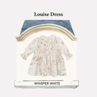 Harlowday New Louise Dress For Kids Dres Anak Perempuan S Whisper White