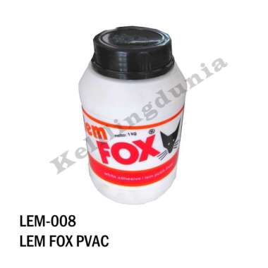 lem fox putih pvac kayu kiloan 1kg Multicolor