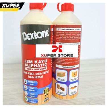 lem dextone aliphatic - lem kayu tahan solvent - tahan panas Multicolor