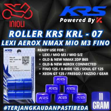 ROLLER KRS 11 GRAM LEXI AEROX NMAX MIO M3 FAZZIO FREEGO GEAR FINO 125 XRIDE 125 SOUL GT 125 XEON GT 
