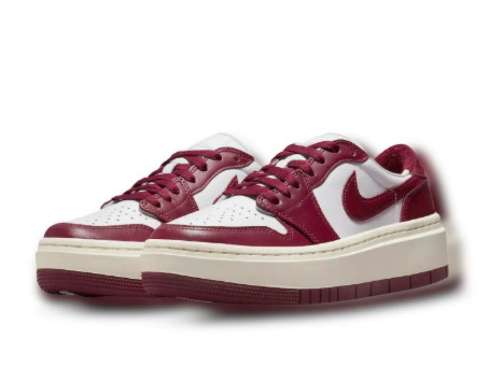 Jordan 1 Low Elevated Dark Beetroot Women (100% Authentic) 35.5
