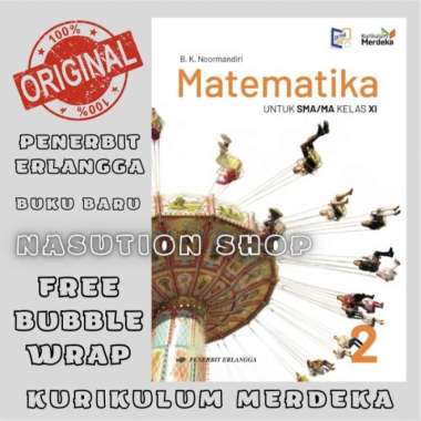 Buku Matematika Kelas 2 / Xl 11 Sma Erlangga Kurikulum Merdeka Ori