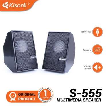 Speaker Gaming Laptop / Komputer S555 Strong Bass And Compatibility