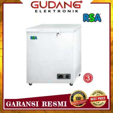 CHEST FREEZER RSA 100 LEMARI PEMBEKU 100 Liter FREEZER BOX