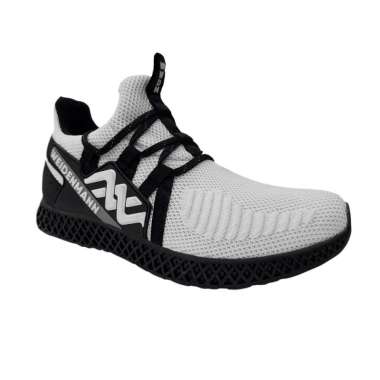 Sepatu Sneakers Pria Upper Flyknit Weidenmann ( Matrix 02 ) 42 Black