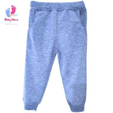 Celana Anak Joger Panjang Sablon Printing Bahan Baby Terry 2-10 Tahun M POLOS ABU PUTIH