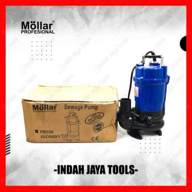MOLLAR HB550 Pompa Celup 2 Inch Air Kotor Bersih Keruh Sungai Pump