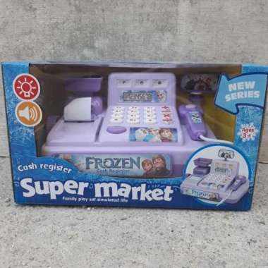 mainan cash register mesin kasir toko - mainan mesin kasir uang Multicolor