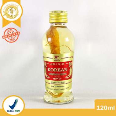 KOREAN GINSENG DRINK WITH HONEY / GINSENG DRINK / MINUMAN GINSENG