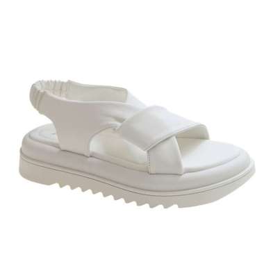 SUPERVICE TAEYON Sandal Sepatu Sneakers Wanita Fashion Import 39 CREAM