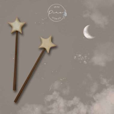 star magic wand / mainan tongkat ajaib / tongkat peri dear pinestories