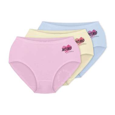 You’ve (YouHave) 3PCS Seamless Celana Dalam Wanita CD Wanita Full Katun Panty 300071 Multicolor L