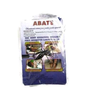Abate untuk membasmi jentik jentik nyamuk sekali pakai