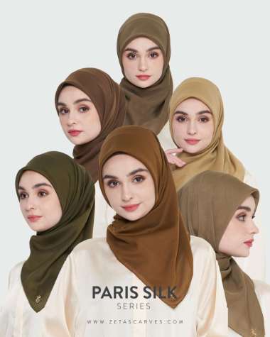 Zeta Scarves - Paris Silk Series 2 Maroon