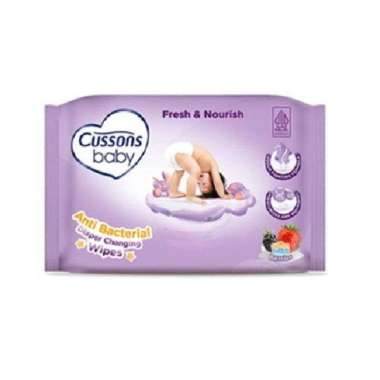 Tisu Basah Cussons Baby Wipes [Buy 1 Get 1] / TISSUE BASAH Ungu