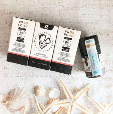 Bad Bunny Strawberry Custard 3mg 7mg 60ml Badbunny Juice 7mg