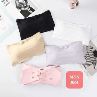 BAJUKIDDIE MON BRA BH PAKAIAN DALAM WANITA CROP TOP KEMBEN FASHION MON PINK
