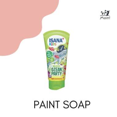 isana sabun anak warna hijau untuk menggambar